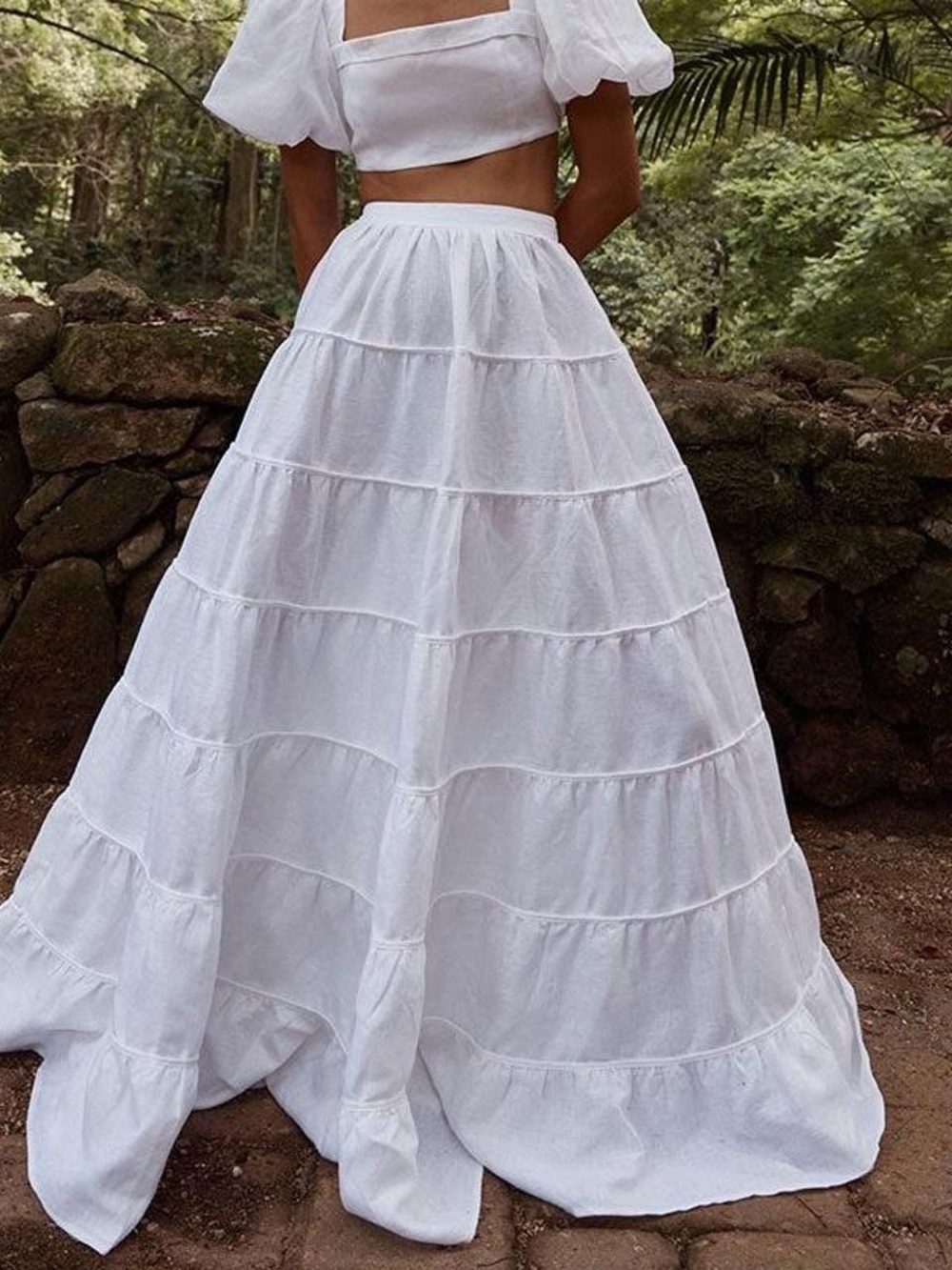 NWT dissh aisle linen skirt - size us 6